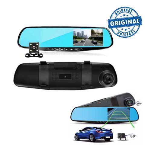 Generix Caméra voiture DVR FullHD 1080P Dvr à double objectif rétroviseur enregistreur
 Fiche Technique et Prix au Maroc