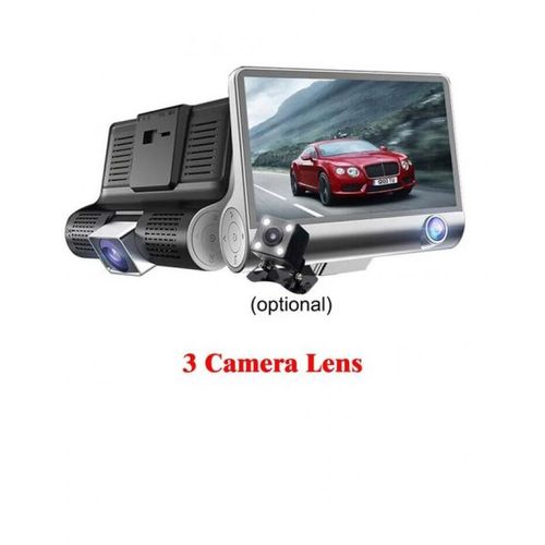 3 Lens 1080P Car Camera Video Recorder Dashcam Voiture
 Fiche Technique et Prix au Maroc