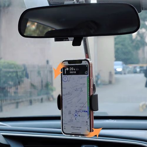 Support universel ajustable 360° pour rétroviseur intérieur de voiture
 Fiche Technique et Prix au Maroc