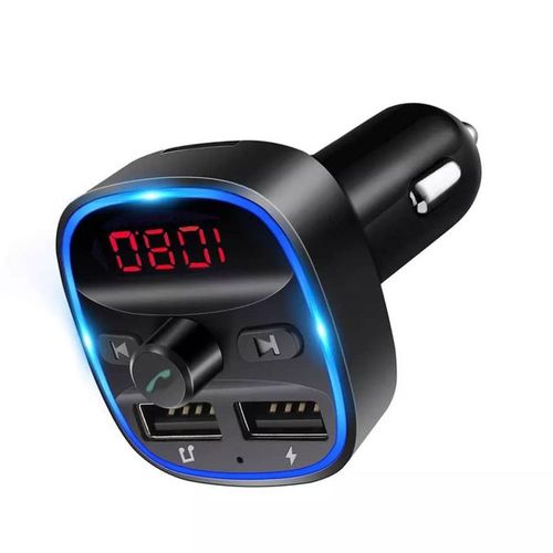 chargeur rapide, double USB X8, Transmetteur sans fil Bluetooth FM pour voiture
 Fiche Technique et Prix au Maroc