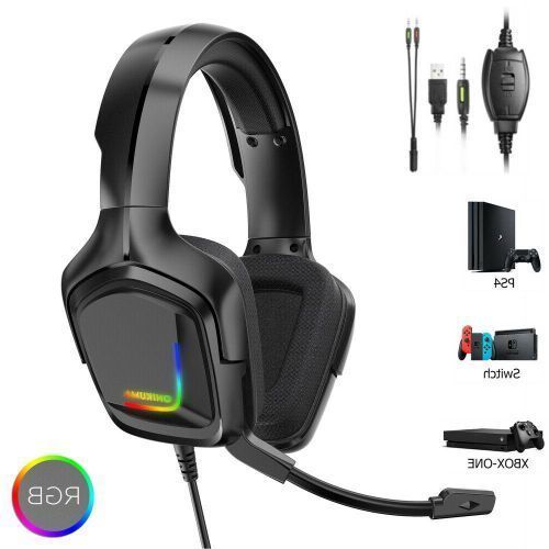 Onikuma K20 Casque gaming RGB Stéréo LED pour PC PS4 XBOX ONE Noir
 Fiche Technique et Prix au Maroc