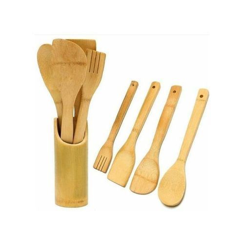 Set 4 Cuillères spatule de cuisson de repas à la maison en bois
 Fiche Technique et Prix au Maroc