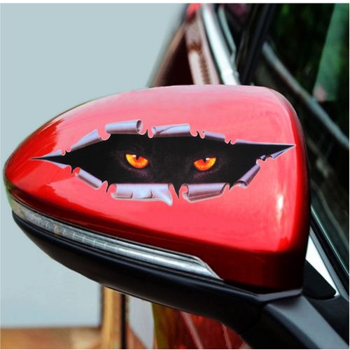 2psc 3D chat yeux pour la voiture automatique
 Fiche Technique et Prix au Maroc