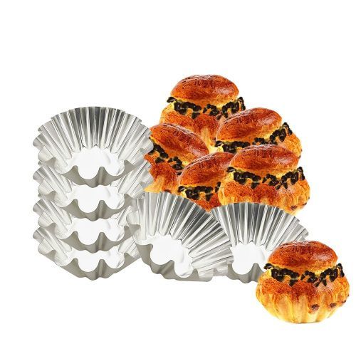 6 pièces moules à brioche en fer blanc taille 10 cm
 Fiche Technique et Prix au Maroc