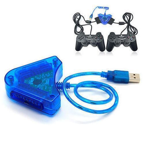 Adaptateur USB Double Lecteur Convertisseur Câble PS2 à PC & Playstation 3
 Fiche Technique et Prix au Maroc