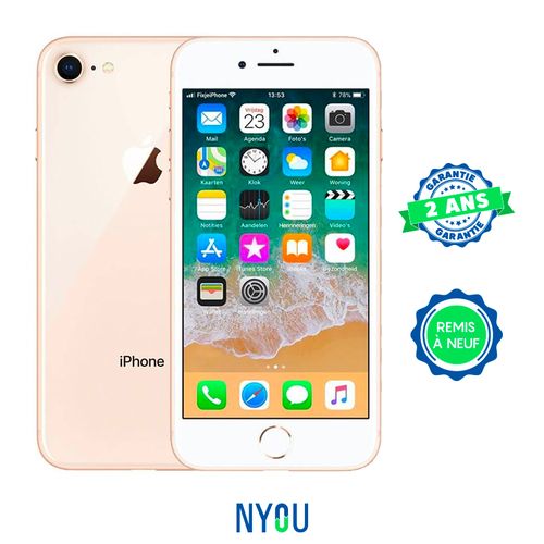 Apple IPHONE 8 256GO GOLD RECONDITIONNÉ GARANTIE 2 ANS
 Fiche Technique et Prix au Maroc