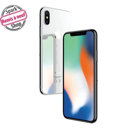 Apple IPHONE X 64 GO - 5,8"  64Go  Blanc - Remis à Neuf
 Fiche Technique et Prix au Maroc