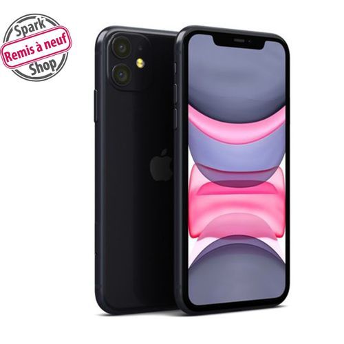 Apple iPhone 11, 6.1", 64Go - Noir- Remis à Neuf
 Fiche Technique et Prix au Maroc