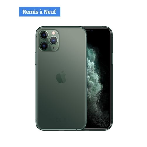 Apple iPhone 11 Pro MAX , 6.5", 4Go, 64Go - Vert Nuit - Remis à Neuf
 Fiche Technique et Prix au Maroc