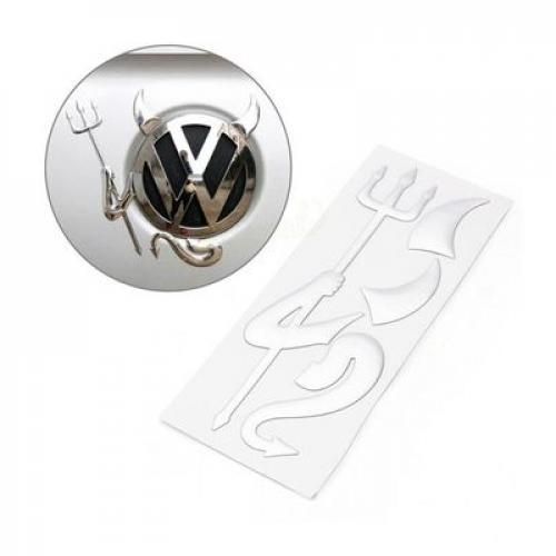 Autocollant Chrome 3D pour voiture - Style "Devil"
 Fiche Technique et Prix au Maroc