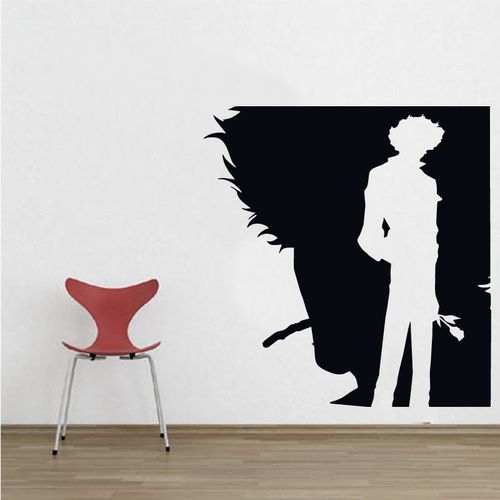 Autocollant Cowboy Bebop Spike Spiegel Anime sticker manga Noir MA100093
 Fiche Technique et Prix au Maroc