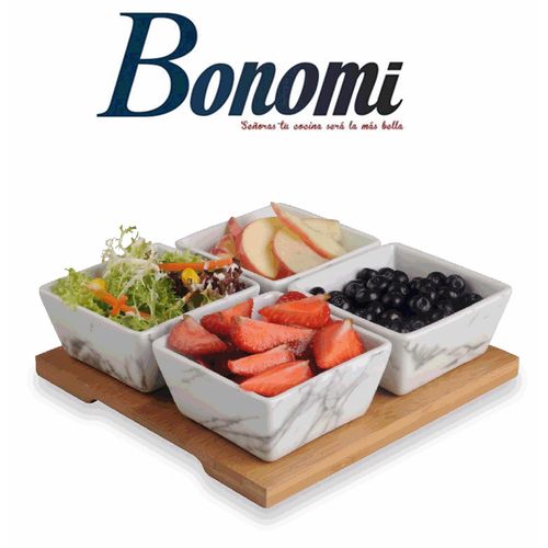 Bonomi SET DE 4 BOLE  MARBRE BAMBOU
 Fiche Technique et Prix au Maroc