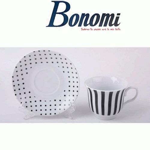Bonomi Set de 6 Tasses  Blanc et Noir
 Fiche Technique et Prix au Maroc