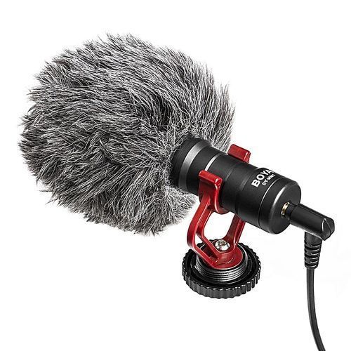 Boya BY-MM1 Microphone vidéo universel cardioïde sur caméra pour appareils photo reflex numériques pour téléphones intelligents iPhone
 Fiche Technique et Prix au Maroc