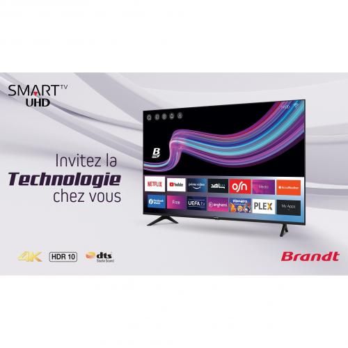 Brandt Smart TV UHD 43''
 Fiche Technique et Prix au Maroc