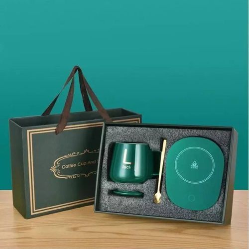 Cadeau Tasse à café en céramique + coussin chauffant automatique
 Fiche Technique et Prix au Maroc