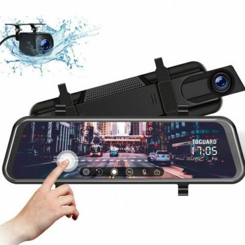 Camera de Recul Full Screen Double Caméra 170° Full HD 9.66 Inch Tactile - Rétroviseur DVR dash cam
 Fiche Technique et Prix au Maroc