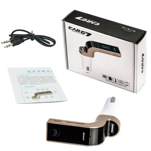 Carg7 CAR G7 LCD Bluetooth Chargeur De Voiture FM Kit MP3 SD Transmetteur USB
 Fiche Technique et Prix au Maroc