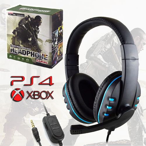 Casque Gamer pour PS4, PS5, XBOX ONE, PC avec micro 3.5MM stéréo
 Fiche Technique et Prix au Maroc