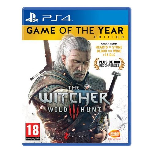 Cd Projekt Red The Witcher 3 Game of the Year Ps4
 Fiche Technique et Prix au Maroc