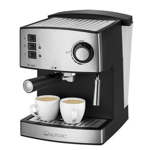 Clatronic ES 3643 Machine à café avec buse vapeur 'Cappuccino' - 15 bar - acier inoxydable
 Fiche Technique et Prix au Maroc