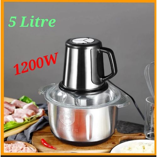 Cooking Hachoir électrique à viande en acier Inoxydable 1200W / 5Litre
 Fiche Technique et Prix au Maroc