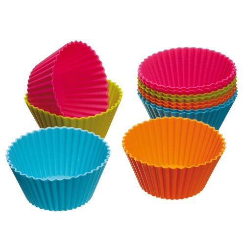 Cupcakes en Silicone, Moules de Cuisson, Sacs réutilisables antiadhésif, 12 pièces
 Fiche Technique et Prix au Maroc
