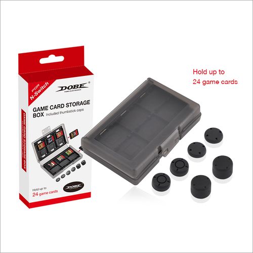 Dobe Boîte de rangement des carte de jeu Nintendo Switch avec 6 capuchons de pouce
 Fiche Technique et Prix au Maroc