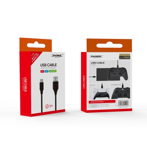 Dobe Câble de charge USB type C pour Xbox Séries S/X, Playstation 5, Switch NS
 Fiche Technique et Prix au Maroc