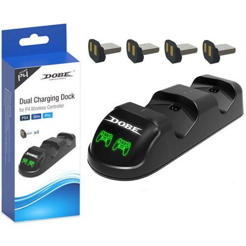 Dobe Station de Charge - Ps4 Manette Sans Fil - Charge Rapide
 Fiche Technique et Prix au Maroc