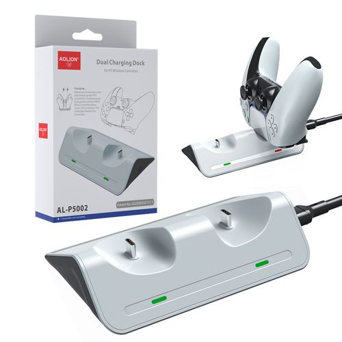 Double station de chargement pour manette sans fil PlayStation 5 Indicateur LED
 Fiche Technique et Prix au Maroc