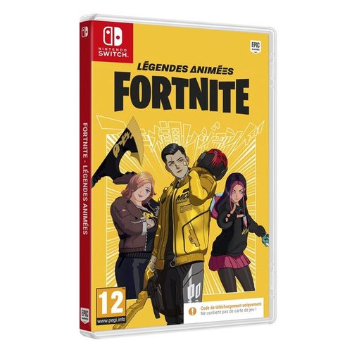 Epic Games Code in a Box Fortnite Légendes Animées Nintendo switch
 Fiche Technique et Prix au Maroc