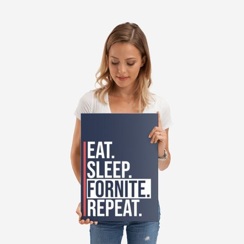 FORNITE REPEAT TYPOGRAPHY Poster décoration chambre ou salon moderne
 Fiche Technique et Prix au Maroc