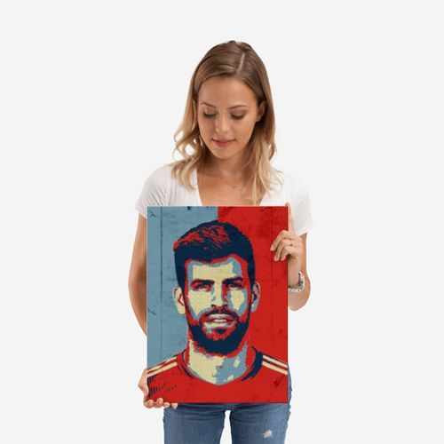 Gerard Pique Football Poster décoration chambre ou salon moderne
 Fiche Technique et Prix au Maroc