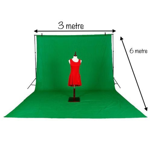 Green Screen 3*6M Tissu+Cadre Support Tripod Trepied 3M
 Fiche Technique et Prix au Maroc