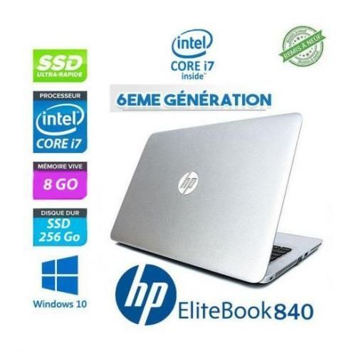Hp Elitebook 840 G3 - CORE i7 6600u - RAM 8 Go DDR4 - 256 GoSSD - Remis a neuf
 Fiche Technique et Prix au Maroc