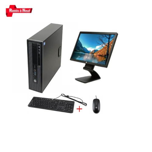 Hp Pc Complet Prodesk 600 G1 SFF Core i5 4th Gén - 4Gb RAM- 128Gb SSD avec Écran HP 23" E231 - Remis à Neuf
 Fiche Technique et Prix au Maroc