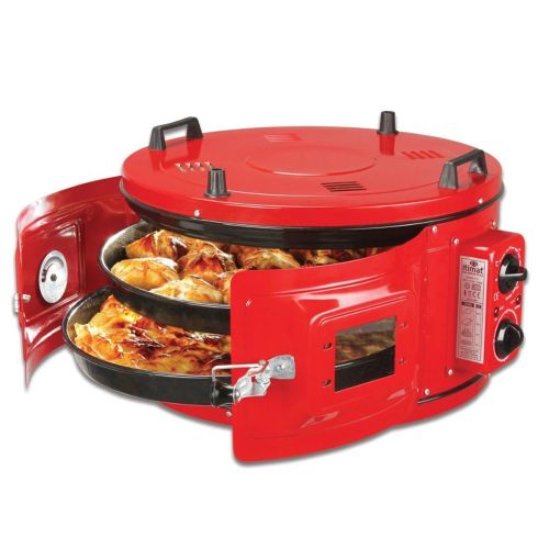 Itimat Four itimat électrique 40 litre rond + deux plaque emaillé et une grille
 Fiche Technique et Prix au Maroc