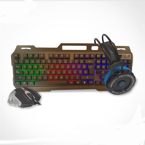 Jedel Pack Gaming Combo 3 in1souris gaming + clavier +casque
 Fiche Technique et Prix au Maroc