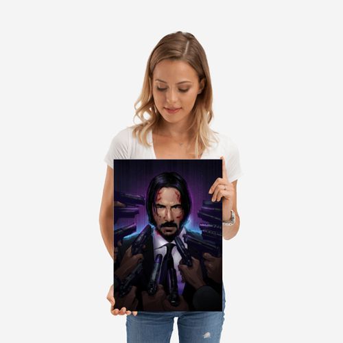 John Wick Poster décoration chambre ou salon moderne
 Fiche Technique et Prix au Maroc