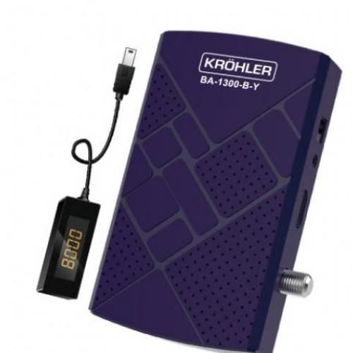 KRÖHLER BA-1300-B-Y Récepteur Satellite FT Basic
 Fiche Technique et Prix au Maroc