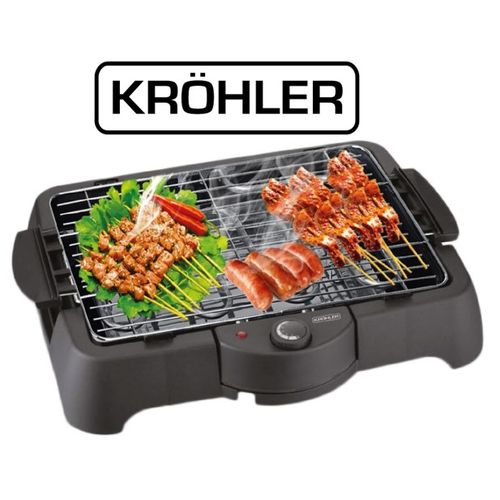 KRÖHLER Grill Electrique Barbecue 2000W
 Fiche Technique et Prix au Maroc