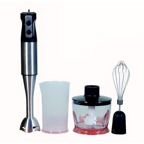 Kenz Mixeur plongeant 4 en 1 avec variateur de vitesse, Acier Inoxydable  // 200W
 Fiche Technique et Prix au Maroc