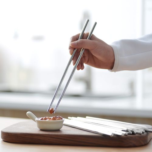 Korean Pair Chopsticks en Acier Inoxydable
 Fiche Technique et Prix au Maroc