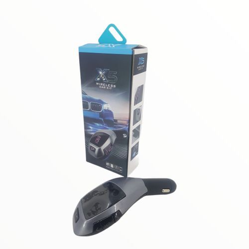Lecteur MP3 de voiture sans fil Bluetooth X5, émetteur audio FM de musique
 Fiche Technique et Prix au Maroc