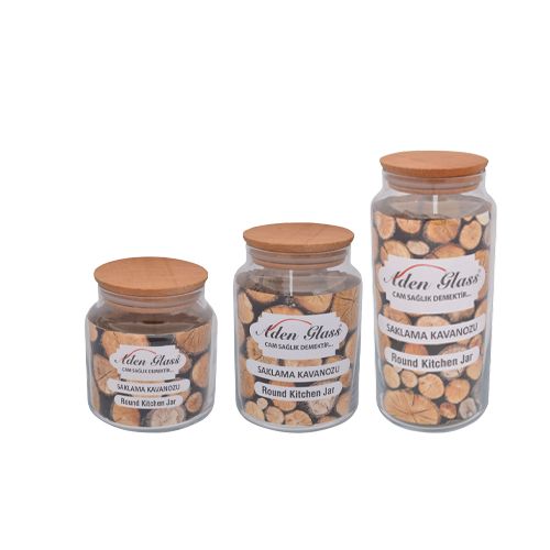 Lot de 3 pots de stockage
 Fiche Technique et Prix au Maroc