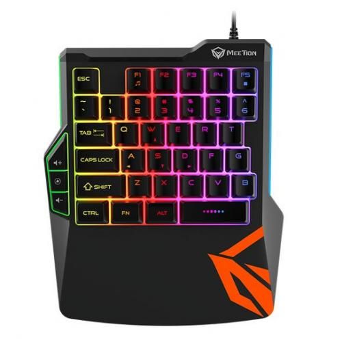 Meetion Clavier de jeu mécanique à une main gauche Multi-touche sans conflit, rétroéclairage LED, Plug and Play
 Fiche Technique et Prix au Maroc
