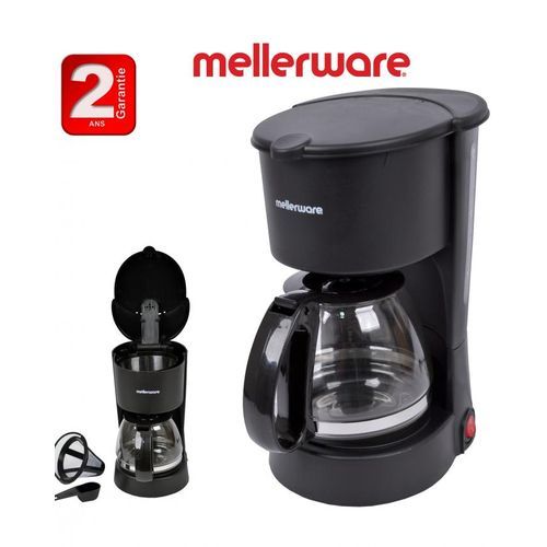 Mellerware Cafetière filtre noir 6 Tasses -2 ans de garantie
 Fiche Technique et Prix au Maroc