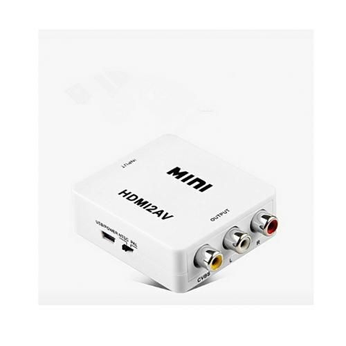 Mini Composite 1080P HDMI To Audio Video AV CVBS Adapter Converter For HDTV - White
 Fiche Technique et Prix au Maroc