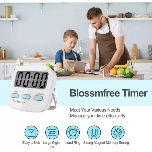 Minuterie de Cuisine Minuterie Parfaite pour Les devoirs, Cuisine, Jeux de Sport
 Fiche Technique et Prix au Maroc